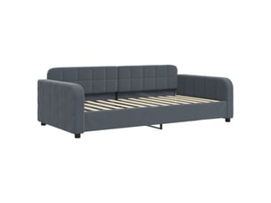 Lit simple 100x200 cm    coloris gris
