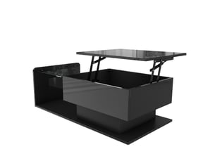 Table basse  coloris noir <strong>PANGIVO</strong> <strong></strong>