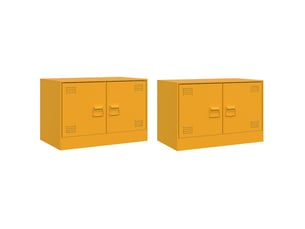 Meuble tv coloris jaune 67 cm <strong></strong>  <strong></strong>