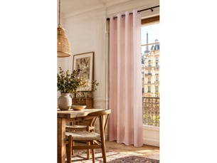 Rideau à œillets 140 x 240 cm victoria fils teints jacquard