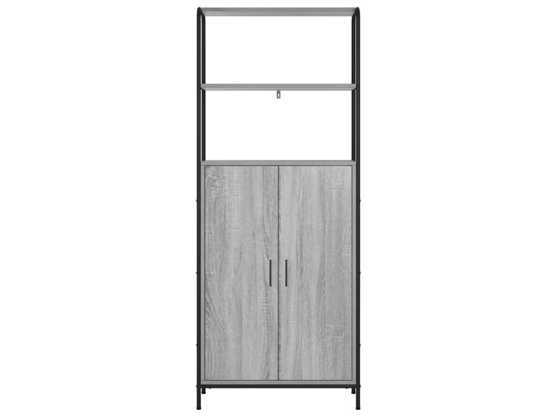  Haut armoire, armoire de rangement sonoma gris 40x33x161 cm bois d'ingénierie  - Conforama D
