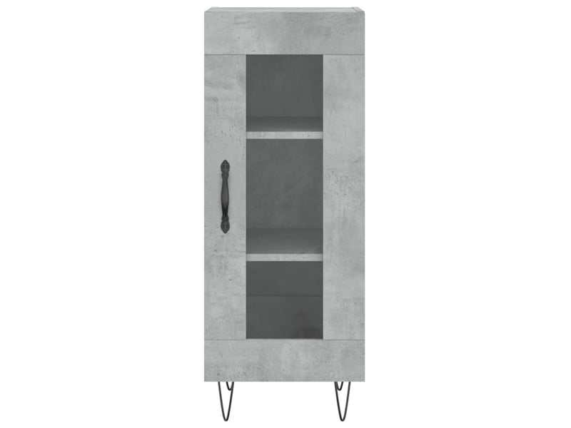  Buffet - bahut - meuble de rangement gris béton 34,5x34x90 cm bois d'ingénierie  - Conforama E