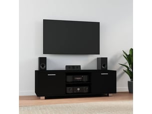 Meuble tv coloris noir 120 cm <strong></strong>  <strong></strong>