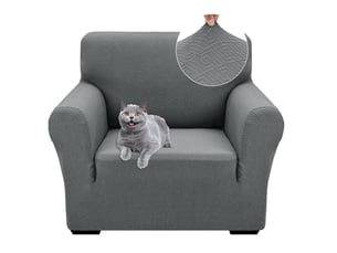 Housse canapé 1 places, universelle housse de canapé avec accoudoirs  78-116cm