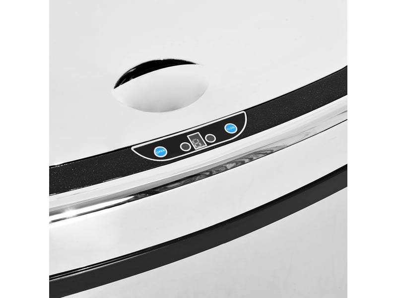 Poubelle à capteur 68 l en acier inoxydable argenté avec ouverture automatique  - Conforama E
