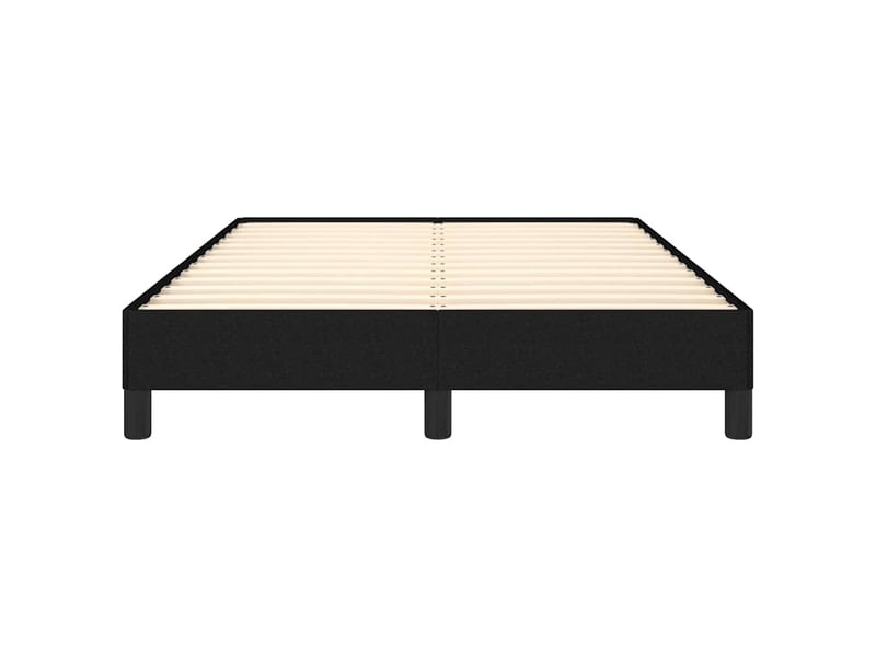  Lit double- lit adulte -  cadre de lit sans matelas noir 120x190 cm tissu  - Conforama D