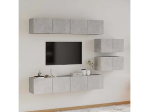 Meuble tv coloris gris 80 cm <strong></strong> <strong></strong>