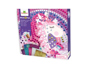 Stick'n fun - pm 3 mosaïques -licornes