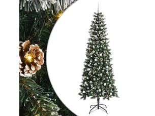 Sapin de noël - arbre de noël artificiel vert 240 cm pvc, plastique et acier