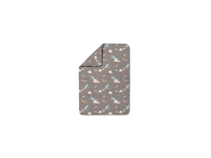  Couette bébé 120 × 90 cm - motif baleine, brun waldin DUVET-WHALE-BROWN-M - Conforama A