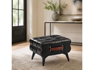 Pouf / repose pied MAISENTIEL  noir