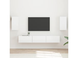 Meuble tv coloris blanc 30 cm <strong></strong>  <strong></strong>