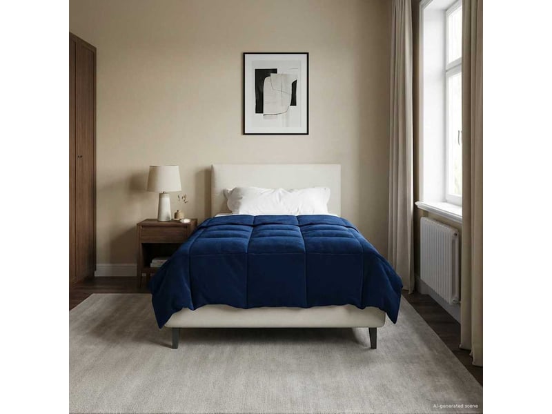  Duvet d'hiver - couette 155 x 220 cm hiver - couette microfibre (100% polyester)  - Conforama B