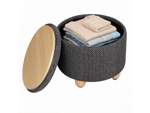 Pouf / repose pied PANGIVO T5828P517180 gris
