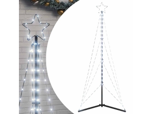 Sapin de noël - arbre de noël à led 363 led blanc froid 182 cm