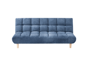Canapé droit fixe BELIANI 2 places Tissu bleu