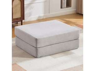 Pouf / repose pied <strong>BLOSSOM</strong> <strong>HFSN-1227LG</strong> gris