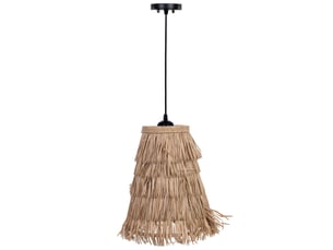 Lampe de plafond en papier marron d24x30h cm