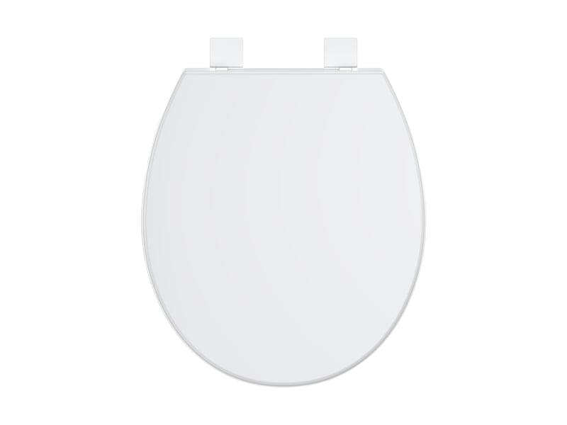  Abattant wc rond 17 pouces blanc, couvercle plat, soft-close silencieux, quick-release, fixation dessus PHO_161CZRQ9 - Conforama E
