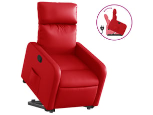 Fauteuil fixe  <strong></strong> Tissu rouge