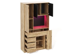 Buffet 1 porte(s) SOGEU - 185 cm coloris bicolore