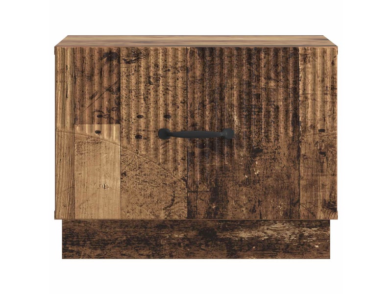  Table basse - table de salon - table à thé bois ancien 49 x 50 x 37 cm bois d'ingénierie  - Conforama E