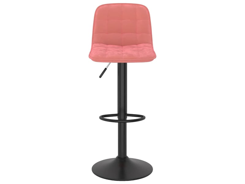  Lot de 2 tabouret de bar, chaise de bar rose velours shl27249  - Conforama D