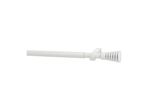 Kit de tringle extensible en métal avec embouts cannelés d1916 mm 160-300 cm