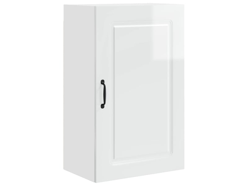  Meuble mural de cuisine | armoire de cuisine blanc brillant 50x31x80cm  - Conforama A
