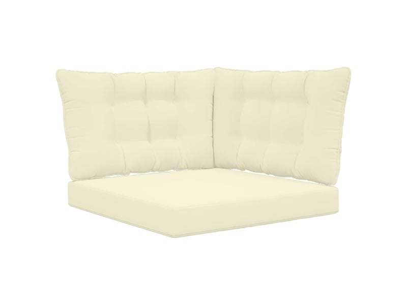  Coussin de canapé d'extérieur, coussin de chaise polyester crème 68,5 x 68,5 cm cf54077  - Conforama A