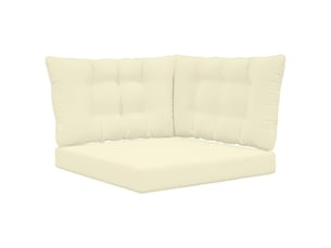 Coussin de canapé d'extérieur, coussin de chaise polyester crème 68,5 x 68,5 cm cf54077