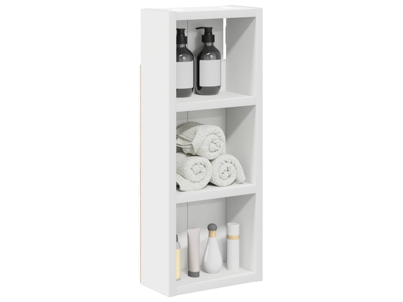  Armoire murale de salle de bain, cabinet de salle de bain blanc 20 x 10 x 50 cm cf65181  - Conforama C