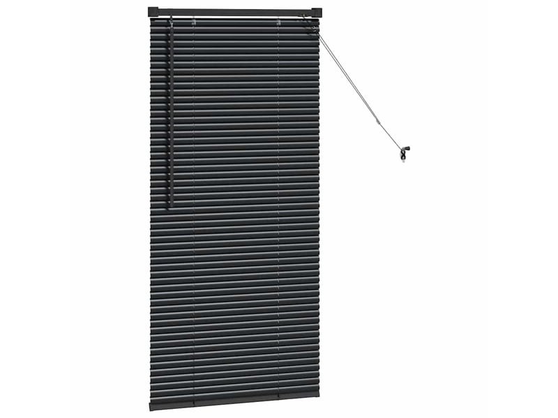  Store vénitien, store de fenêtre noir 60 x 2,5 x 130 cm 25 mm aluminium cf48175  - Conforama E