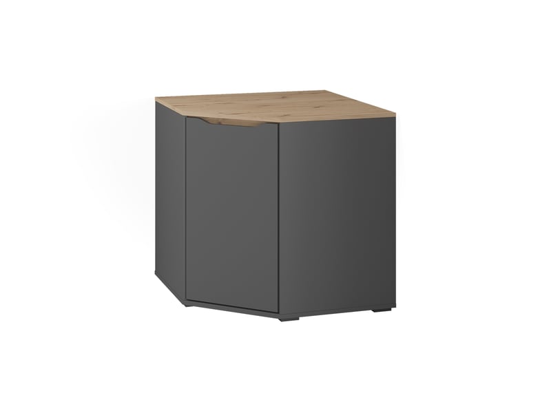  Vicco commode, anthracitechêne artisan, 77.9x77.9cm  - Conforama A