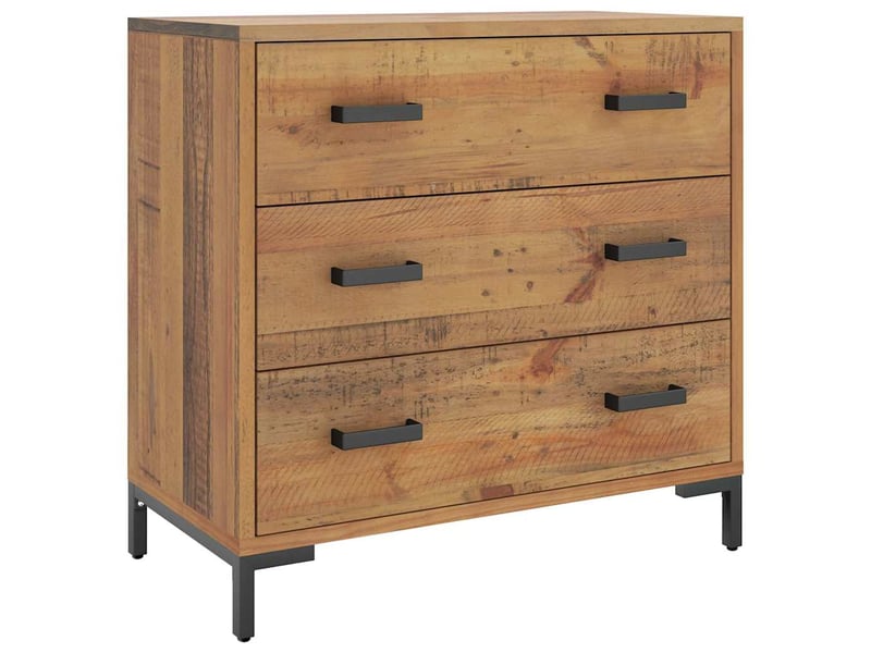  Commode chambre adulte, armoire à tiroirs 75x35x70 cm bois de pin massif  - Conforama A