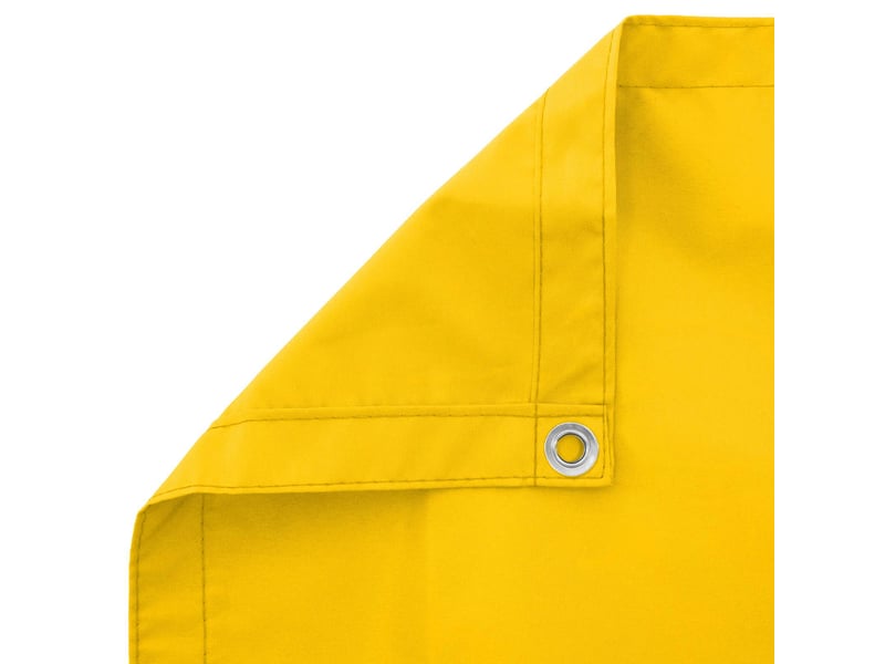 Brise vue balcon, écran de balcon 100x200 cm tissu oxford rectangulaire jaune - Conforama D