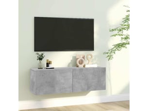 Meuble tv coloris gris 100 cm <strong></strong>  <strong></strong>