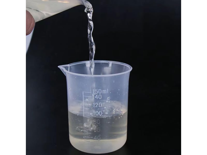Lot de 6 doseur plastique 2550100150250500ml bécher gradué tasses à mesurer résistant à la chaleur transparent pour test en laboratoire - Conforama D