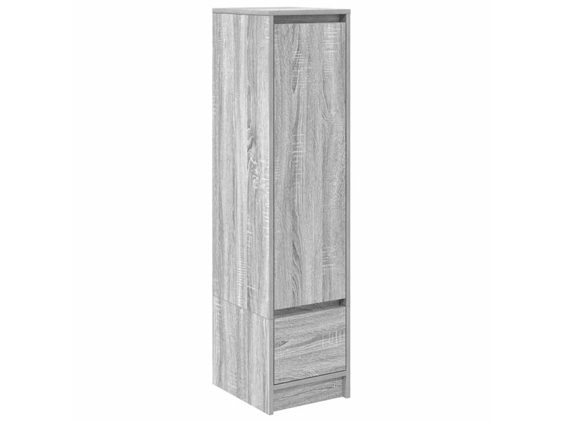  Buffet haut - bahut - meuble de rangement sonoma gris 29,5x34x119,5 cm bois d'ingénierie  - Conforama A