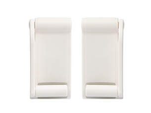 Distributeur de papier toilette pratique, porte-papier toilette mural simple, distributeur de papier toilette en plastique, blanc