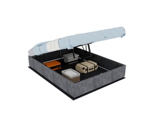 Sommier coffre 140x200 cm <strong>MODENUIT </strong> <strong></strong> vendu sans tête de lit