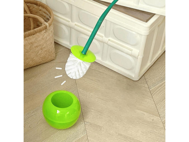  Brosse wc avec support, brosse wc contour brosse long manche nettoyage en profondeur pour salle de bain évier cuisine  - Conforama C