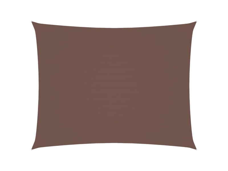  Voile de parasol - voile d'ombrage tissu oxford rectangulaire 3x6 m marron  - Conforama A