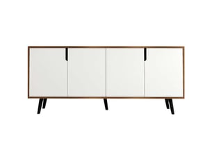 Buffet 4 porte(s) 0 tiroir(s) HANAH HOME - 180 cm coloris marron