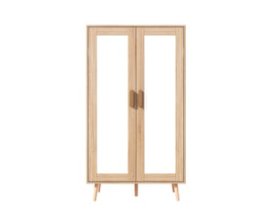 Armoire  coulissante   <strong></strong> <strong>OPULERANE TRADING LTD</strong> coloris naturel largeur 80 cm