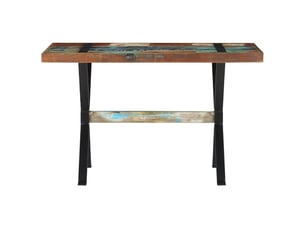 Table à manger, table de salle à manger 120x60x76 cm bois de récupération massif