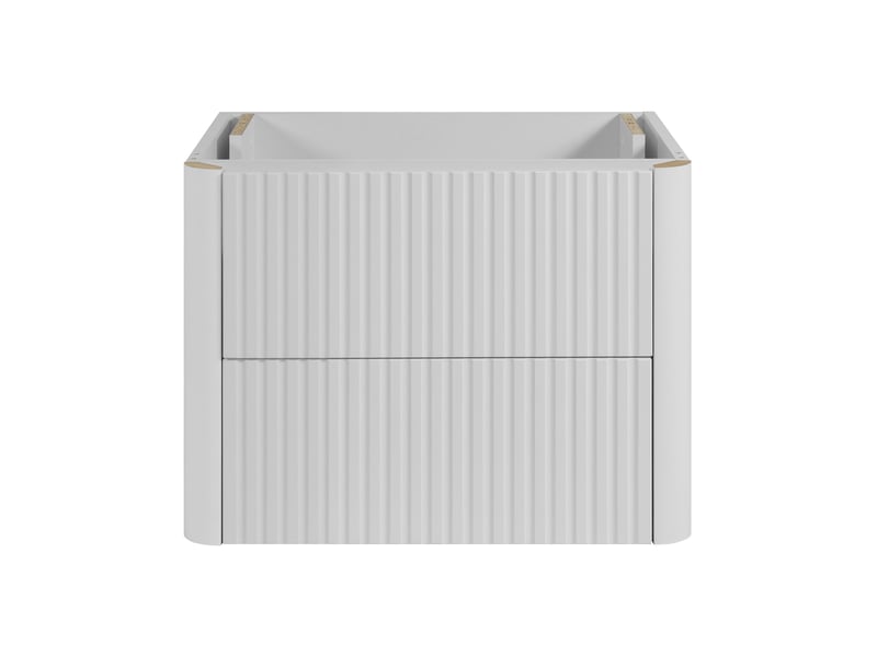 Meuble sous vasque suspendu linea 60 cm blanc  - Conforama D