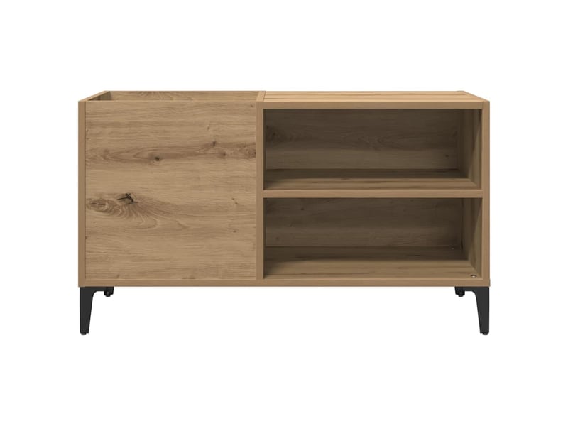  Armoire à disques, armoire de rangement chêne artisanal 84,5x38x48 cm bois ingénierie  - Conforama D