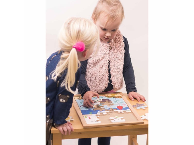  Educo dessus et dessous - dans la mer  28 pièces de puzzle 8719924041328 - Conforama B