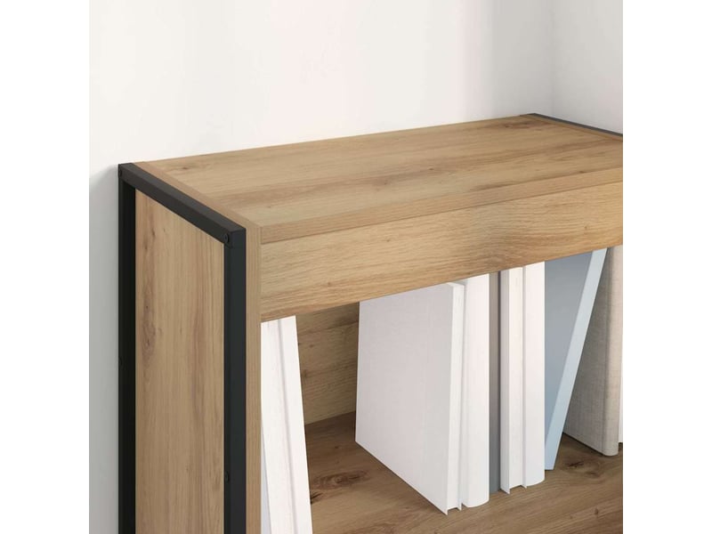 Bibliothèque, armoire à livres 60 x 30 x 86,5 cm bois d'ingénierie chêne artisan - Conforama D